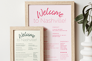 Airbnb Welcome Sign Canva Template, a Poster Template by Story Native (Thumbnail 2 of 5)