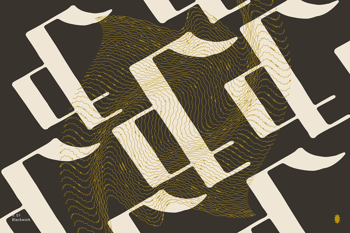 Blackwork Font, a Blackletter Font by Nomad Visuals (Photo 9 of 11)