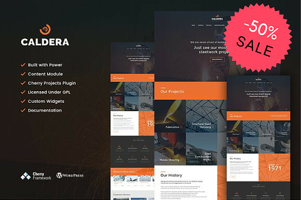 Steelworks & Constructions Wordpress, a WordPress Template by Zemez