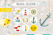I love SEA - vector design kit, an Object Graphic by Olga Bonitas (Thumbnail 5 of 9)
