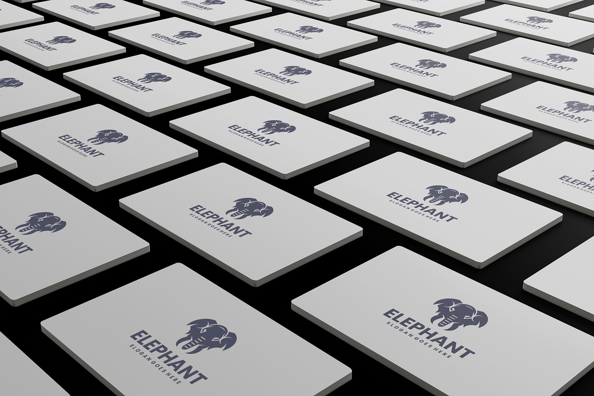 Monochrome Elephant Logo Design, a Branding & Logo Template by Artnivora.Std (Photo 4 of 4)