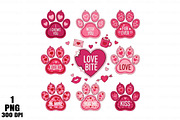 Dog Valentine Png, Dog Mom Png, an Illustration by Daily.Designs (Thumbnail 1 of 10)