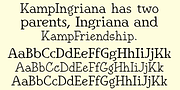 KampIngriana, a Handwritten Font by Ingrimayne Type (Thumbnail 7 of 10)