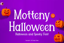 Motteny Halloween - Creepy Font