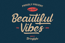Beautiful Vibes - Bold Script Font