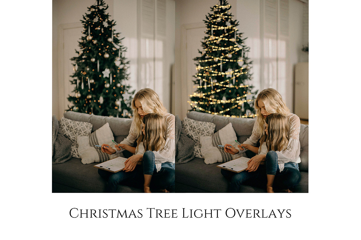 Christmas Light Overlays, a Layer Style Add-On by Wild Honey Design Co. (Photo 1 of 3)