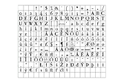 1790 Royal Printing Complete Set, a Serif Font by GLC Foundry (Thumbnail 2 of 2)