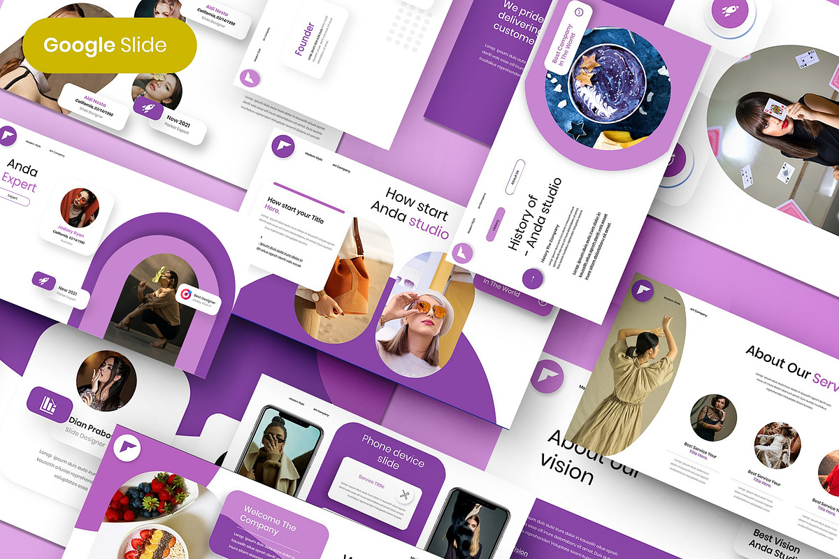 Anda - Business Google Slide Templat, a Presentation Template by Dens Creative Studio (Photo 1 of 6)