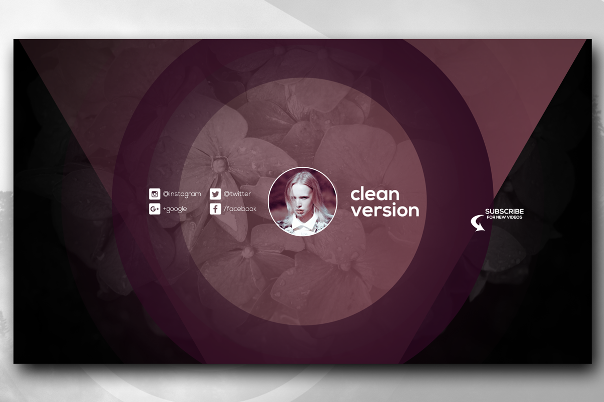 10 Youtube Channel Art Banners vol.2, a Social Media Template by RussGFX (Photo 5 of 12)