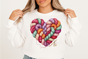Crochet Style Love Png,Faux Knitted, an Illustration by Designking (Thumbnail 3 of 6)
