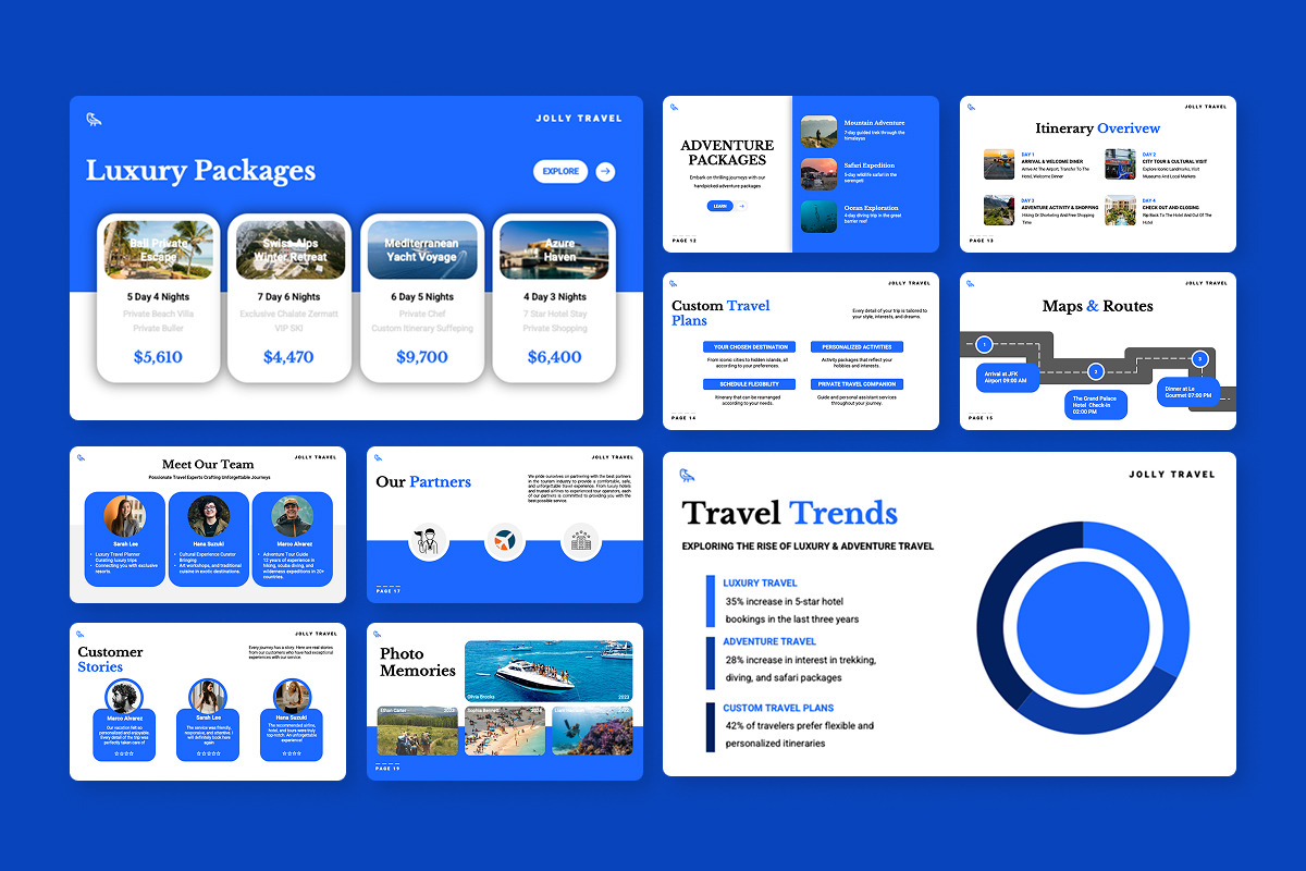 Luxury & Adventure Travel PowerPoint, a Presentation Template by twinstd (Photo 3 of 5)