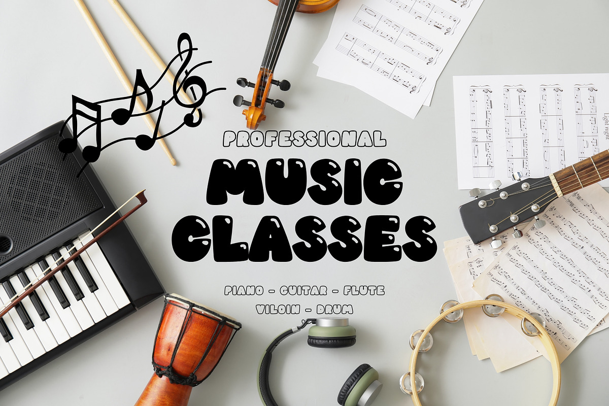 Bubble Display Font - Toffee Soda, a Handwritten Font by ZoloDesignHub (Photo 8 of 9)