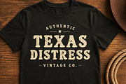 Texas Distress Vintage Font, a Slab Serif Font by Fourteen Letter (Thumbnail 5 of 6)