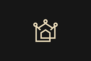 Home King Royal logo Design Vector