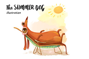 Sunny Dog - illustration