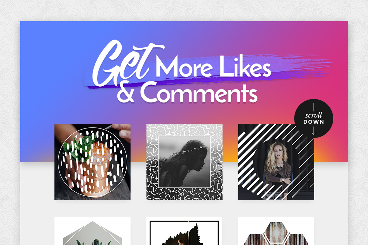 Instagram Masks Vol. 2, a Social Media Template by NordWood