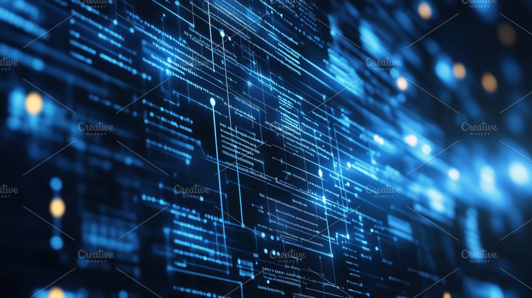 A futuristic digital background featuring interconnected lines and nodes, glowi, an Industrial Photo by Textures & Backgrounds