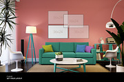 Wall Frame Mock-up, a Household Mockup by Colatudo Store (Thumbnail 2 of 12)