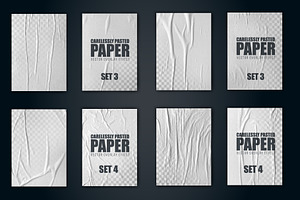 Crumpled Paper - Vector Set