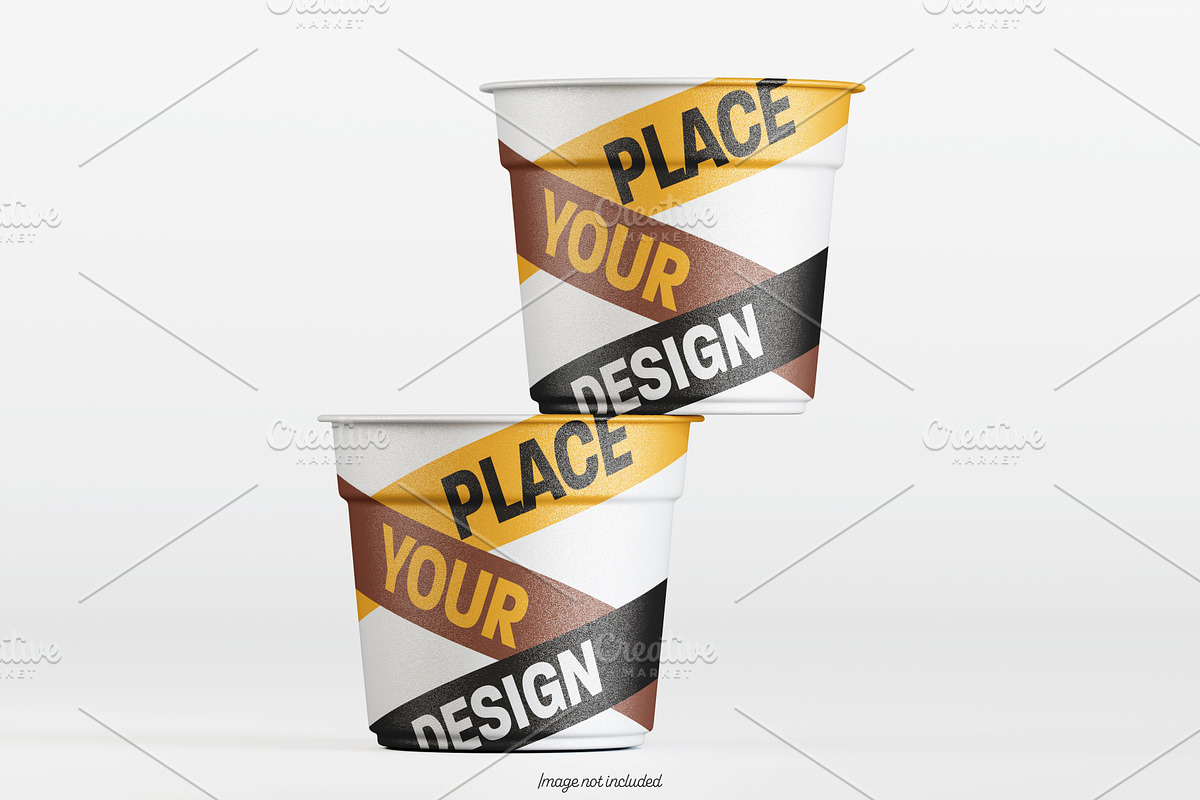 Ice cream cup mockup bundles V1, a Packaging Mockup by Ambo Ampeng (Photo 13 of 19)