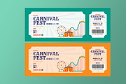 Fun Fair Carnival Ticket, a Brochure Template by Neermana (Thumbnail 4 of 4)