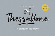 Thessallone - A Handwritten Script, a Handwritten Font by Wacaksara Co. (Thumbnail 1 of 8)