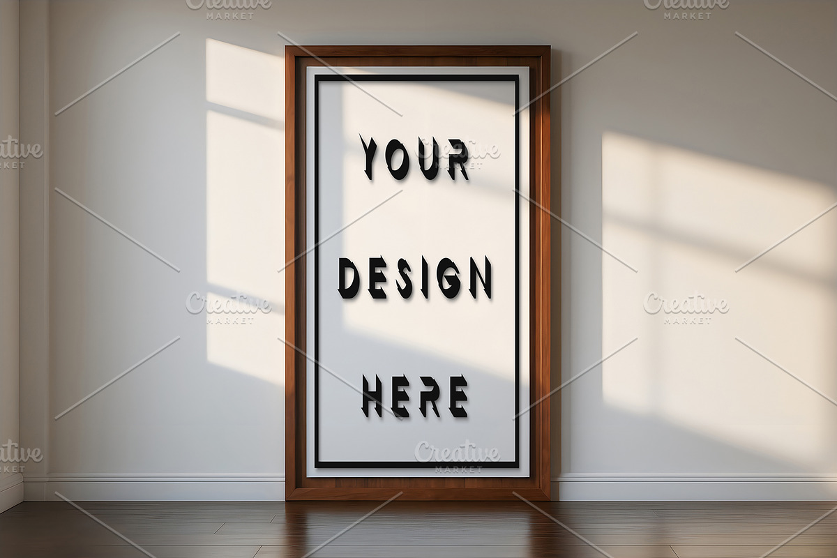 Wooden Frame Mockup Bundle, an Advertising Mockup by ForhadGFX (Photo 11 of 12)