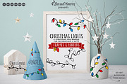 Christmas Lights SVG Bundle Vector, an Illustration by DreamONprints (Thumbnail 1 of 5)
