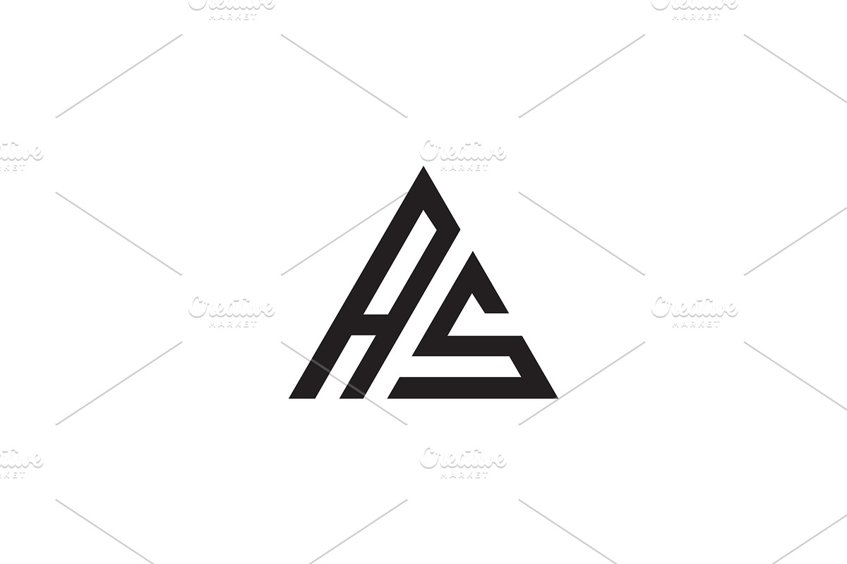 AS Logo, a Branding & Logo Template by Creative_Graphic