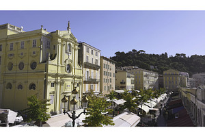 Cours saleya market and chapelle de, an Architecture Photo by Media Whale Stock