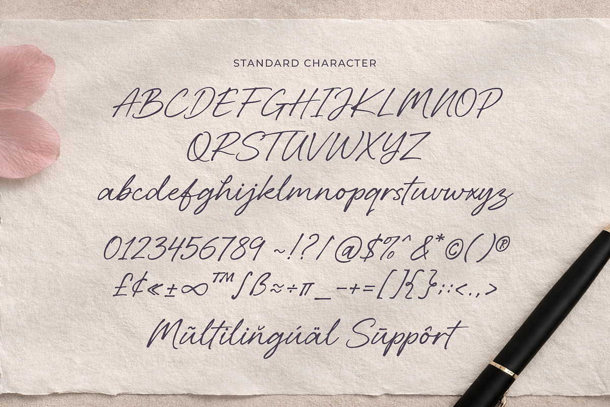 Belovina - Handwritten Script Font, a Handwritten Font by agnyhasyastudio (Photo 7 of 14)