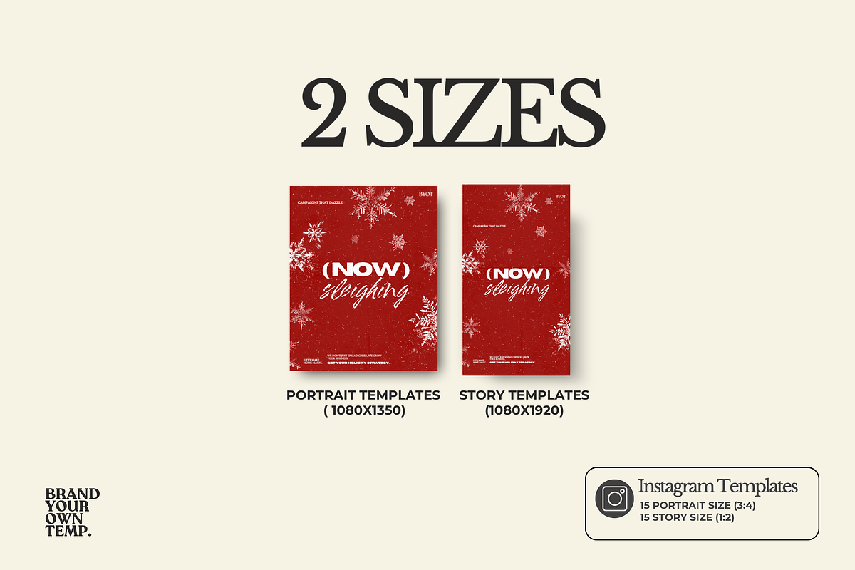 YULETIDE CHRISTMAS CANVA TEMPLATE preview 5