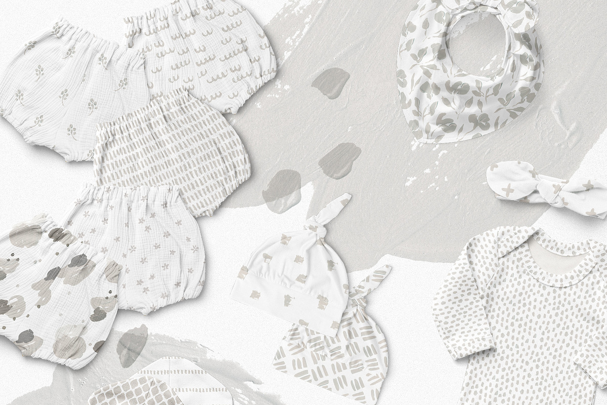 Creamy Grey - 30 Patterns Pack, a Pattern Graphic by Yashroom (Photo 3 of 7)