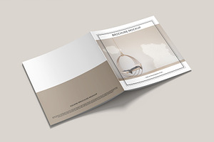 Square Brochure Catalog Mockup