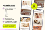 Esthetician Website Template, a Squarespace Template by Template Twist Shop (Thumbnail 5 of 10)