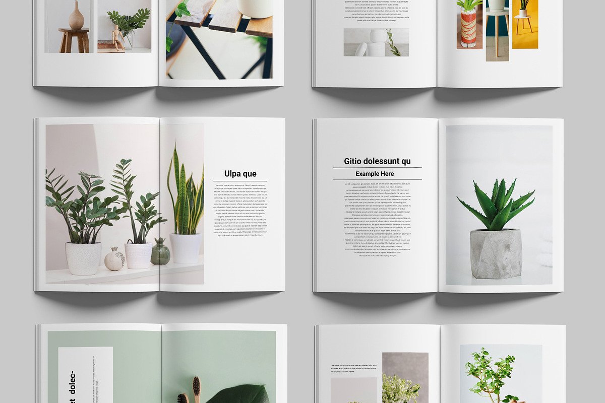 Minimal Magazine Layout