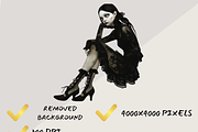 GOTHIC BEAUTIES CHARACTERS CLIPART, a Person Illustration by Daring Digies (Thumbnail 8 of 10)