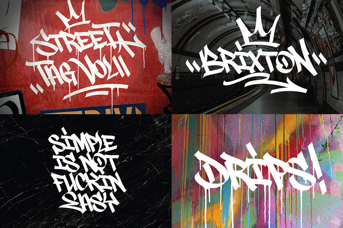 Complete Graffiti Font Bundles!, a Handwritten Font by tomatstudio (Photo 3 of 10)