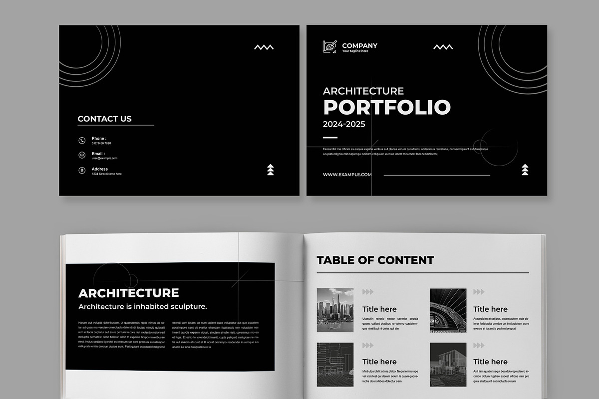 Architecture Portfolio Template, a Magazine Template by ContestDesign (Photo 2 of 5)