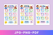 Clock Faces: Quarter Hours, a Stationery Template by Designmela01 (Thumbnail 2 of 6)