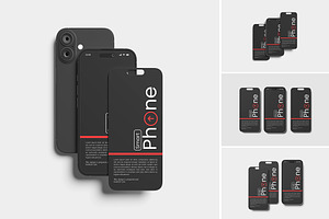 iPhone Screen Mockup, an iPhone Mockup by AndikaGraphic