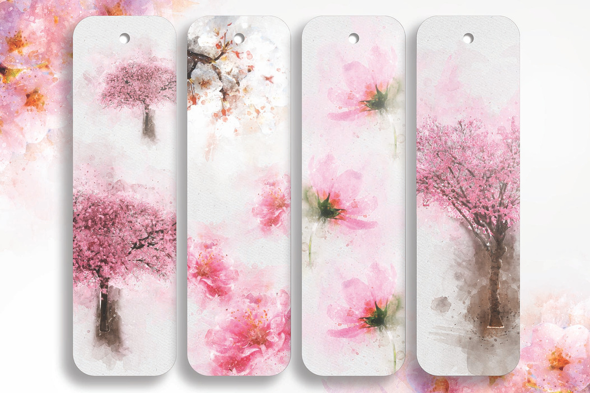 Sakura Garden Watercolor Set, an Illustration by PaperAndCrayons (Photo 4 of 5)