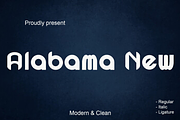 Alabama New Sans Serif Typeface Font, a Sans Serif Font by jastudio123 (Thumbnail 1 of 8)