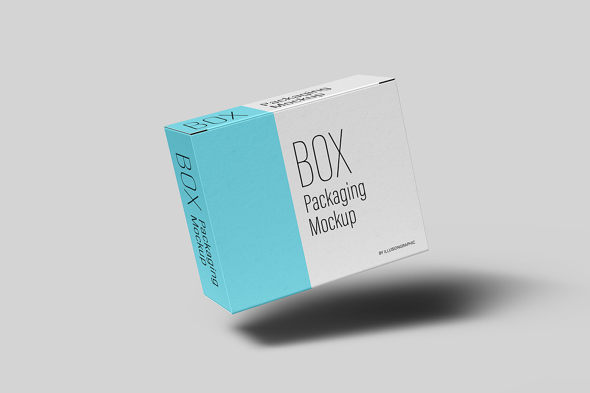 Box Packaging Mockup - 12 views, a Packaging Mockup by Illusiongraphic (Photo 7 of 26)