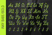 Inky Babe Messy Liquid Font Duo, a Handwritten Font by AnMark (Thumbnail 6 of 12)