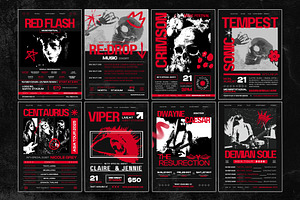 Krooz - Canva Template Bundle, a Poster Template by Inviline.co