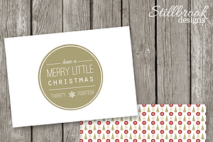 Holiday Card Template Christmas Card