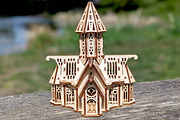 Gothic Castle Church - Laser Project, an Object Graphic by VectorPainter (Thumbnail 3 of 12)