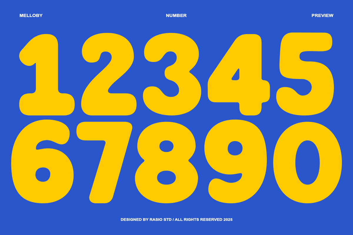 Melloby Playful Rounded Sans Font, a Sans Serif Font by Rasio Studio (Photo 4 of 9)
