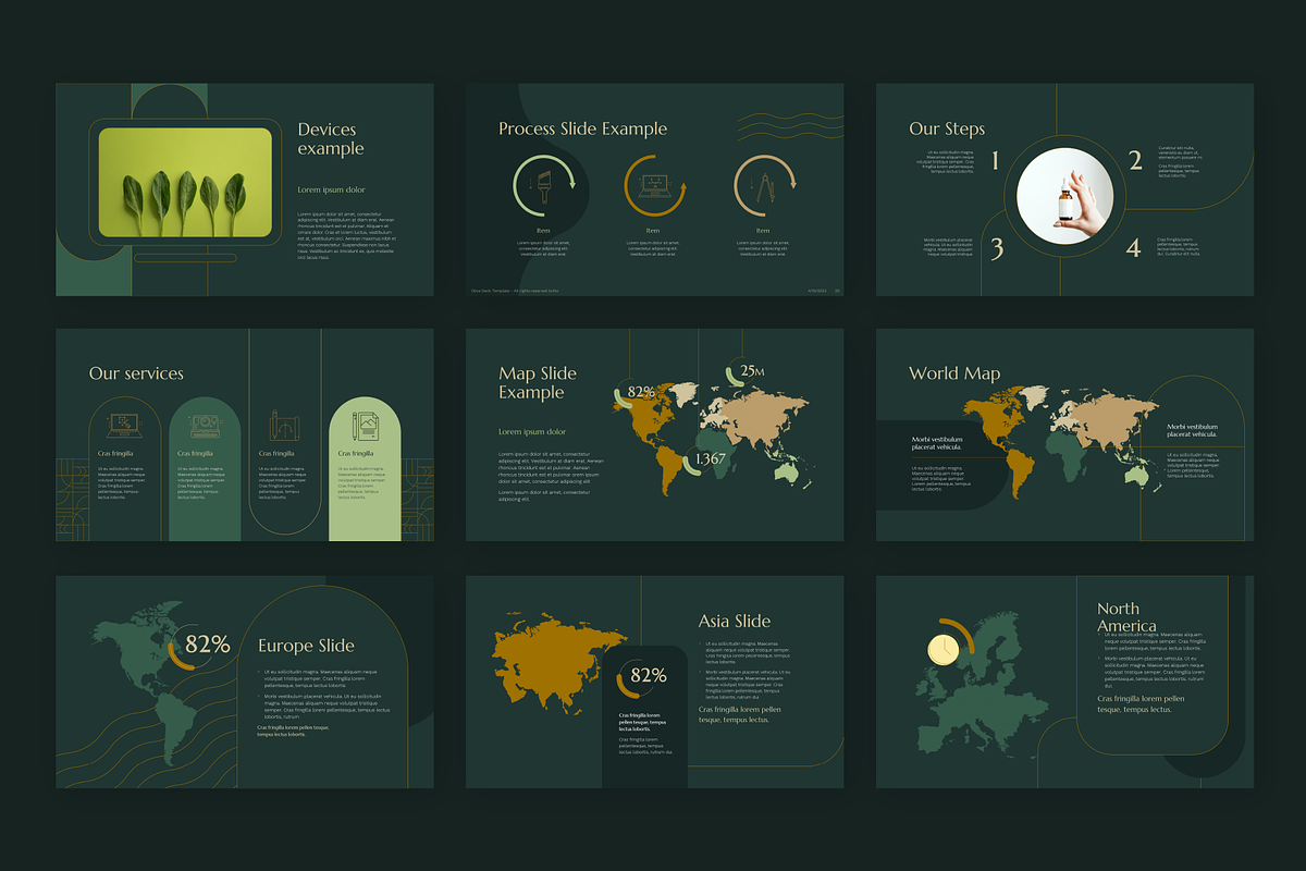 Olive Keynote Template, a Presentation Template by chio.design - Khalay Chio (Photo 6 of 7)